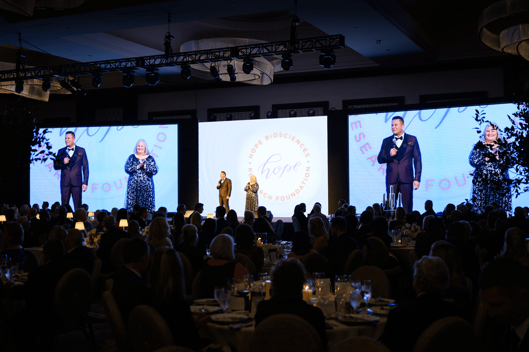 Hope Biosciences Research Foundation Gala stage